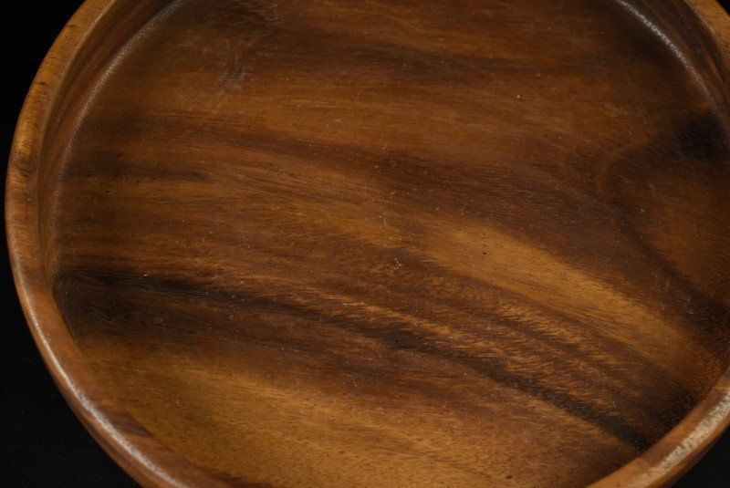 蔵A 2775 d 民藝 木製刳貫盆 丸盆 30 5ｃｍ 鳥取民芸
