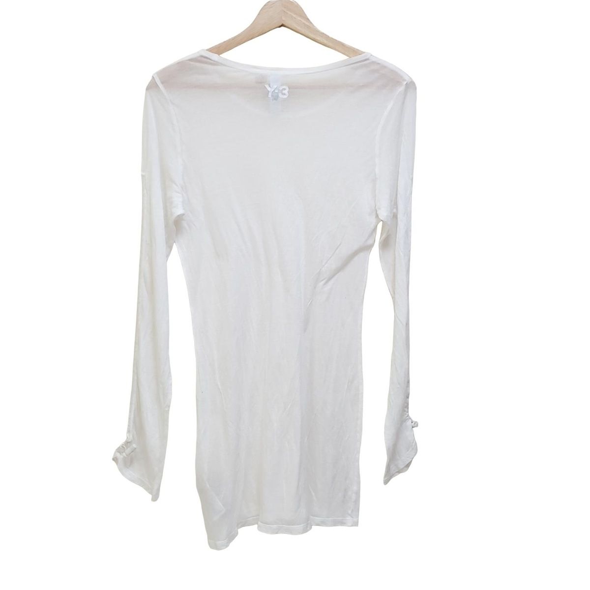 Y-3 ワイスリー チュニック サイズM レディース - 白 クルーネック 長袖 adidas
