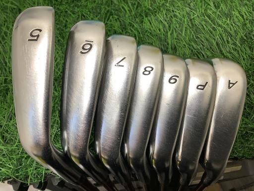 中古】 テーラーメイド R9 MAX 8S アイアンセット IR Motore 55