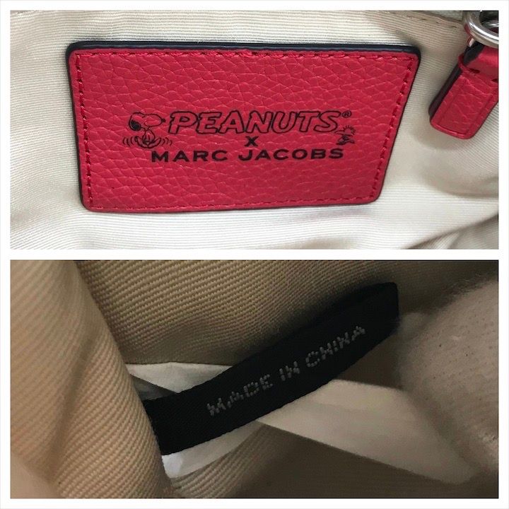 良品 MARC JACOBS マークジェイコブス ピーナッツ 限定 レア