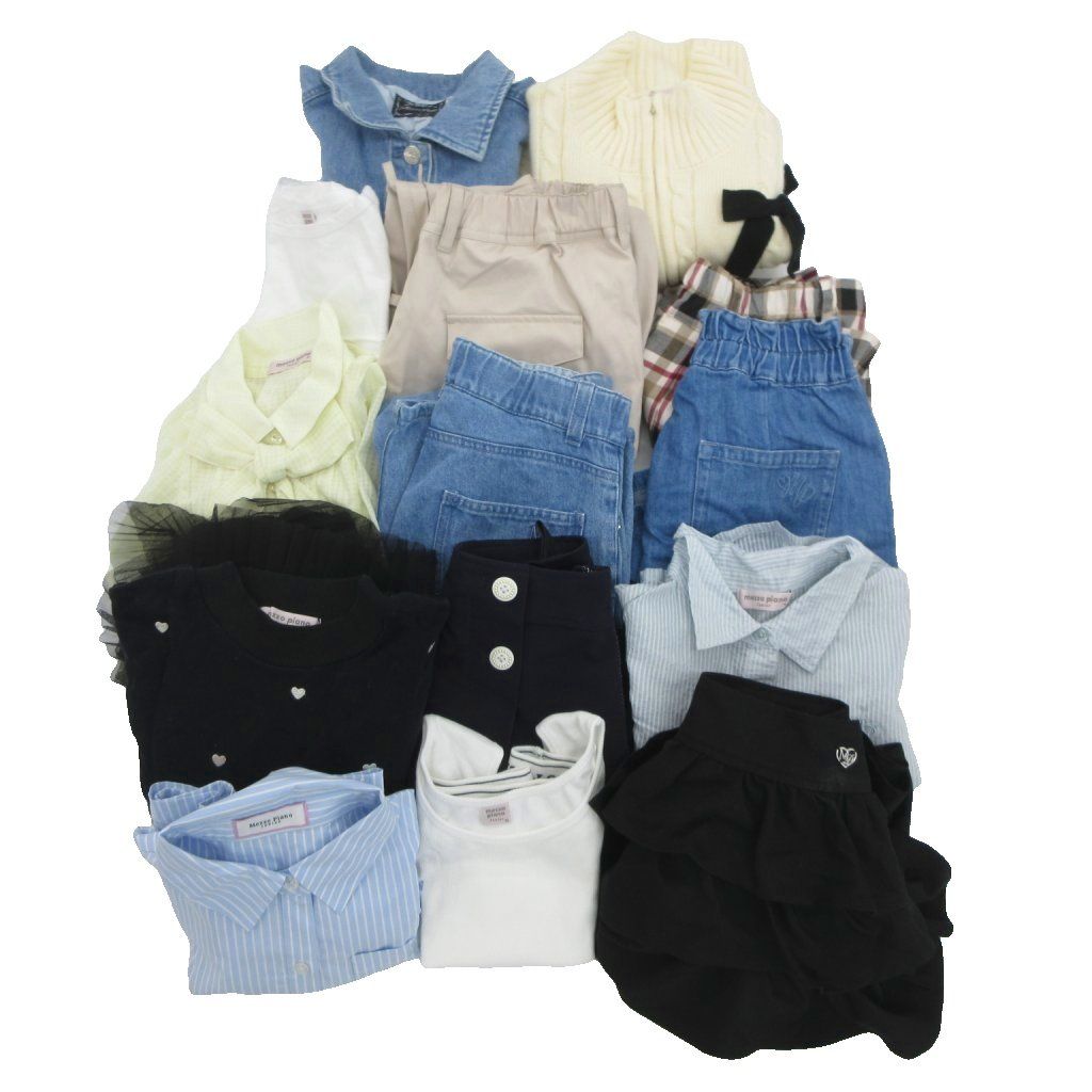 メゾピアノ mezzo piano 女の子 子供服 14点セット まとめ売り S M |IU