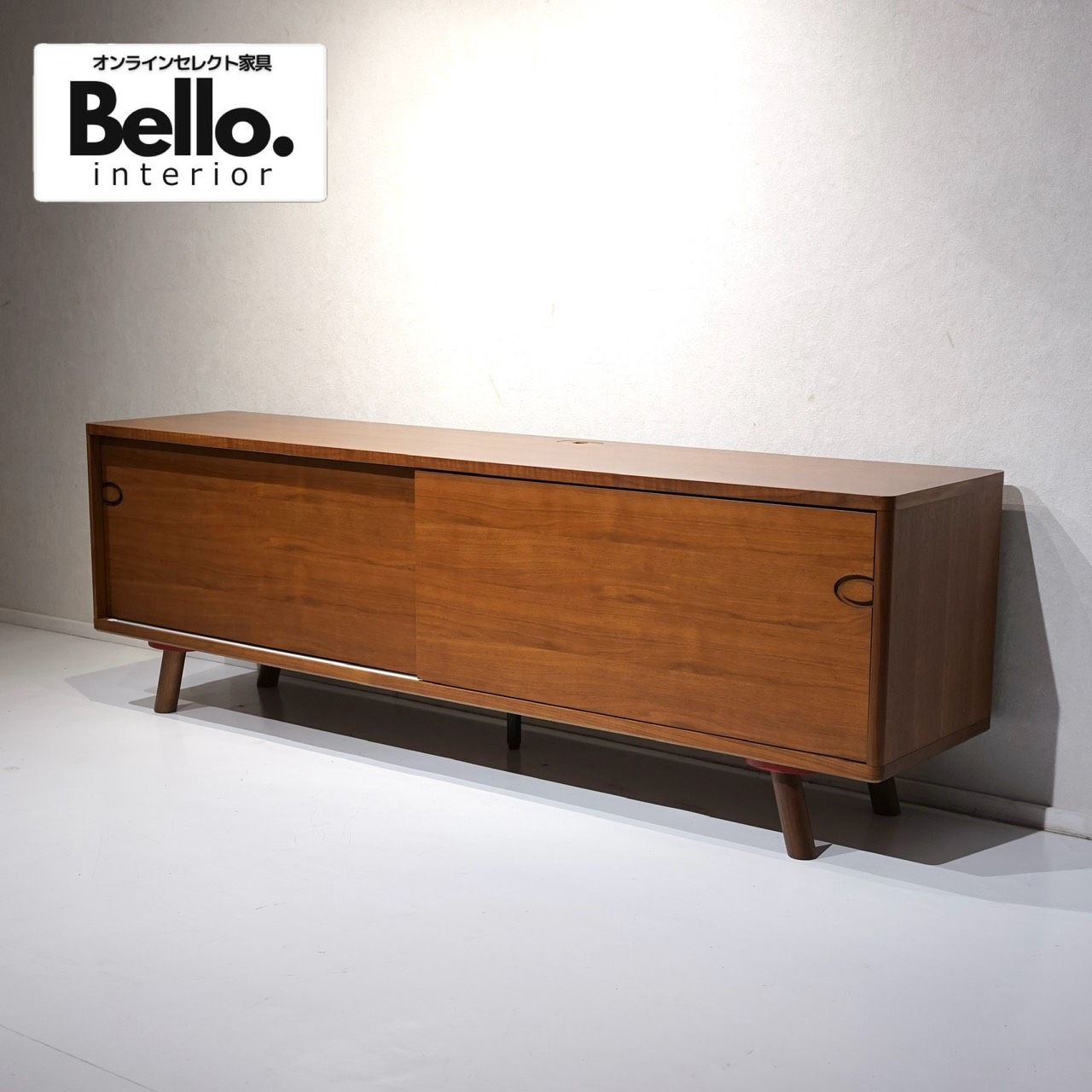 Pamouna パモウナ Cadenza カデンツァ Pad TV Board パッド テレビボード サイドボード TVボード AVボード テレビ台 キャビネット 木製 収納 棚 北欧 ヴィンテージ ミッドセンチュリー