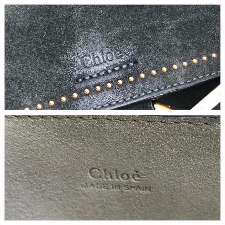 良品 Chloe クロエ フェイス スモール ショルダー バッグ 斜め掛け
