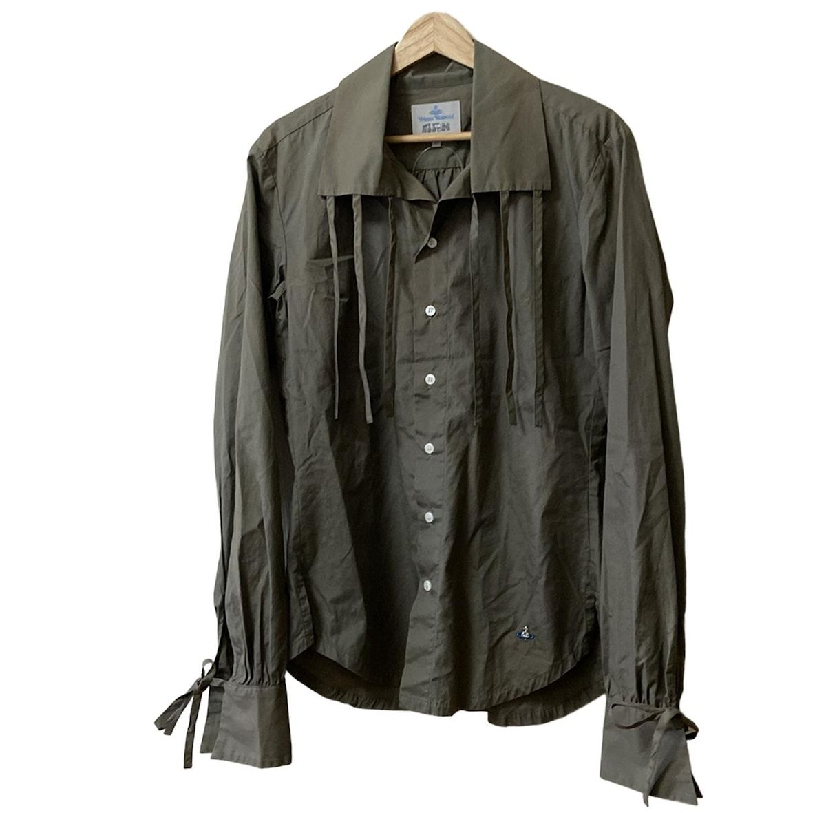 Vivienne Westwood MAN ヴィヴィアンウエストウッドマン 長袖シャツ サイズ44 L メンズ - グレーベージュ