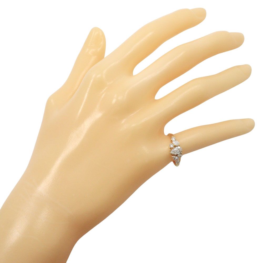 モニッケンダム ペアシェイプ K 18イエローゴールド×ダイヤモンド 11.5号 D 0.41 0.43 レディース 2.9 g リング 指輪