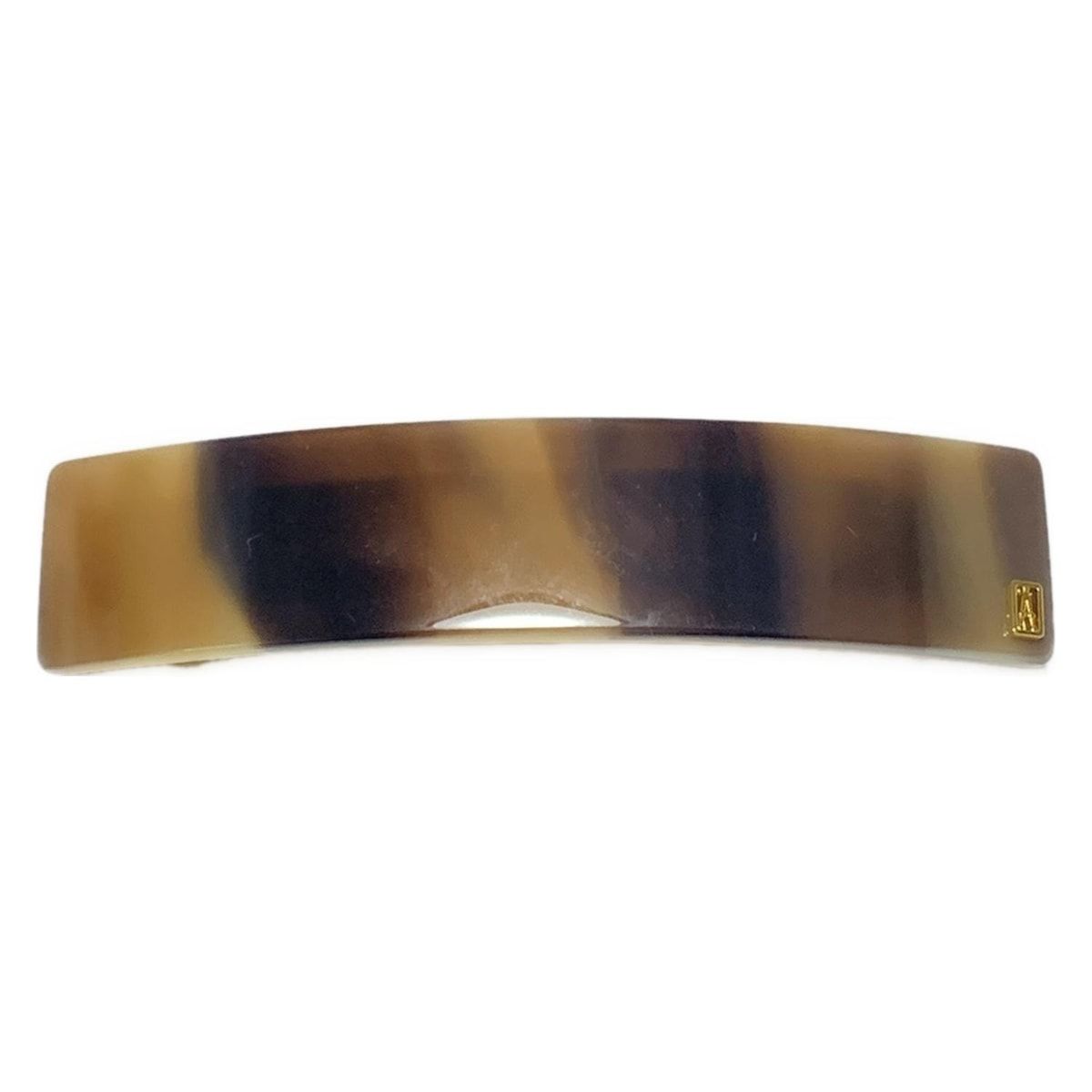 ALEXANDRE de PARIS アレクサンドル ドゥ パリ バレッタ ライトブラウン ダークブラウン ゴールド