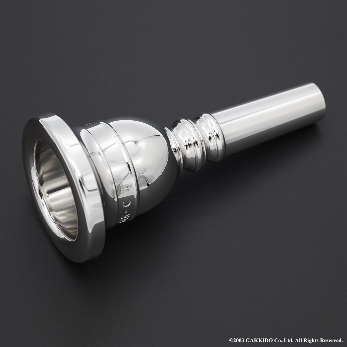 willie s ウィリーズ チューバ用マウスピース MK C II レギュラーシャンク 銀メッキ仕上げ