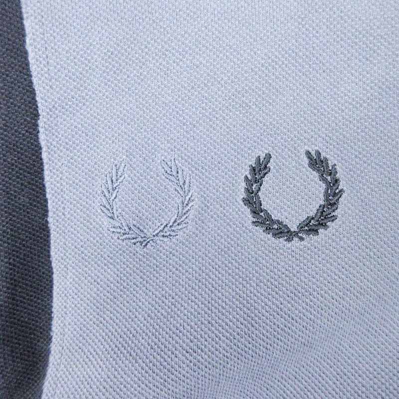 【中古】美品 20aw コムデギャルソンオムドゥ × フレッドペリー 鹿の子 ポロシャツ カットソー トップス DF-T1010 S 美品 20aw コムデギャルソンオムドゥ × フレッドペリー COMME des