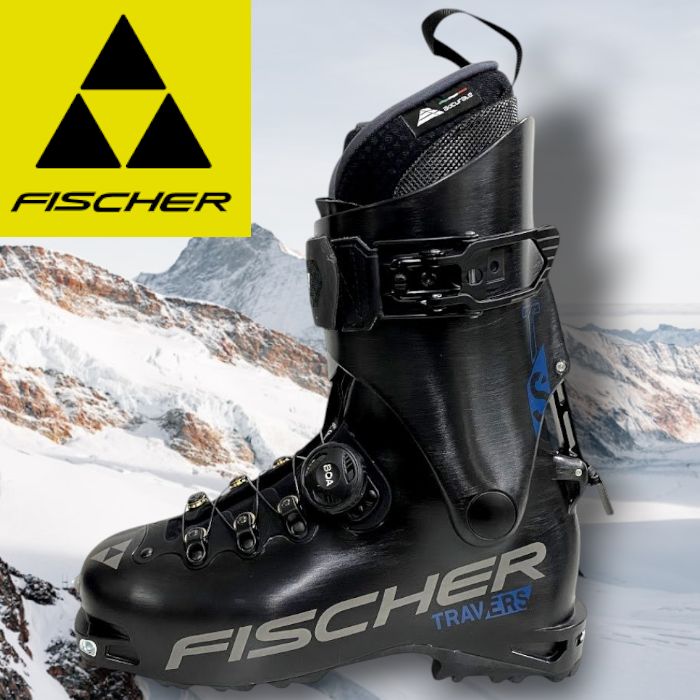 FISCHER フィッシャー TRAVERS TS トラバース BOAフィットシステム スキーブーツ ウィンタースポーツ ツアー用ブーツ 定価11万 U 18622 BLACK 26.5 ▲120 51204 m 02