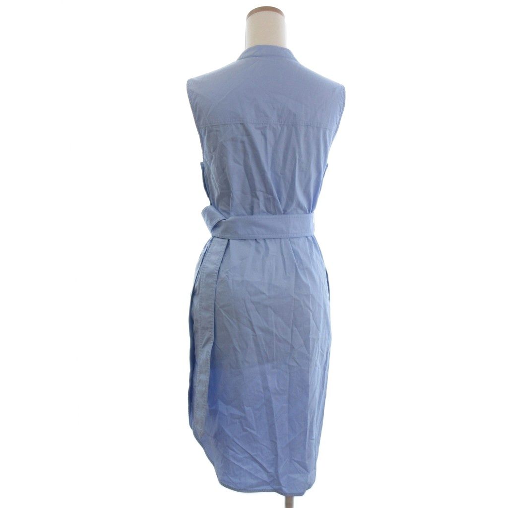 バーバリー BURBERRY 美品 シャツ ワンピース ノースリーブ 前開き