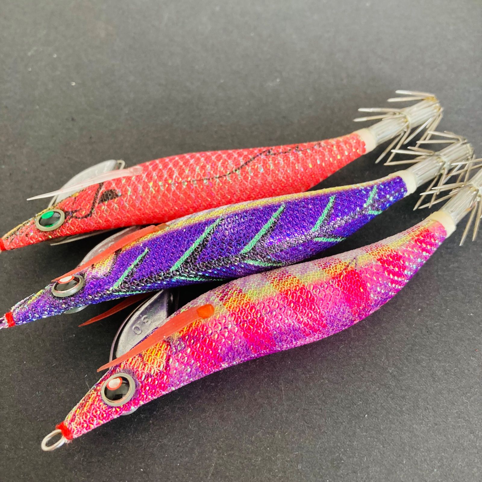 YAMASHITA　DUEL パタパタ　エギセット 状態良好】 パタパタQ ラトル 3号 イージーQ エギ エギセット