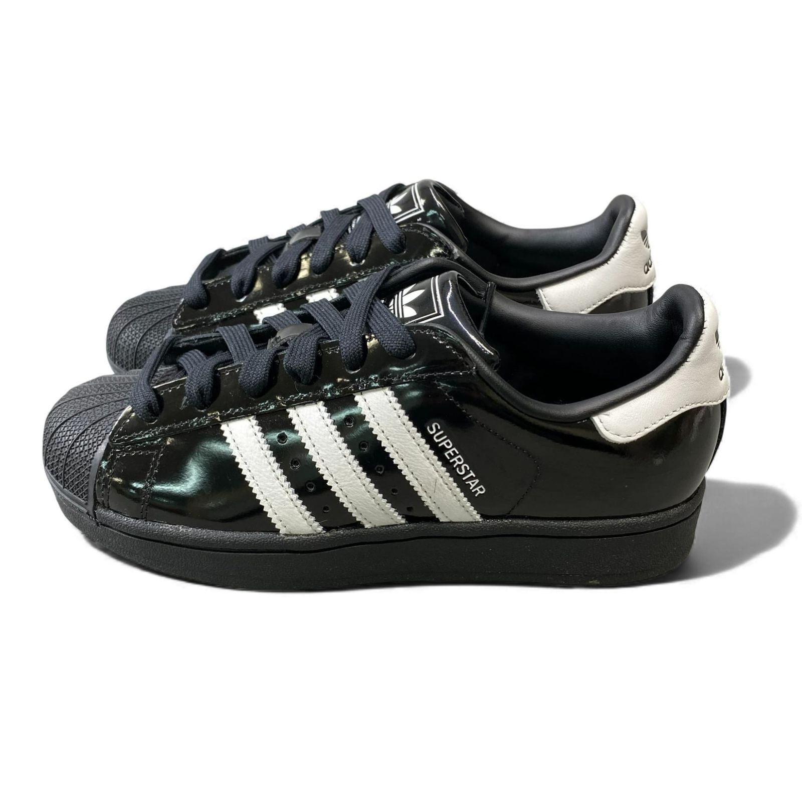 1L10 【美品】adidas アディダス スーパースター パテントレザー 