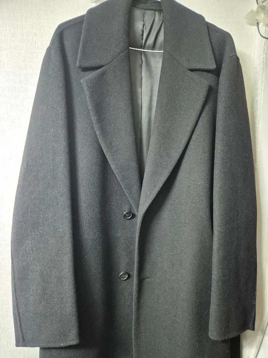 EZIO カシミアブレンド ブラックコート 105