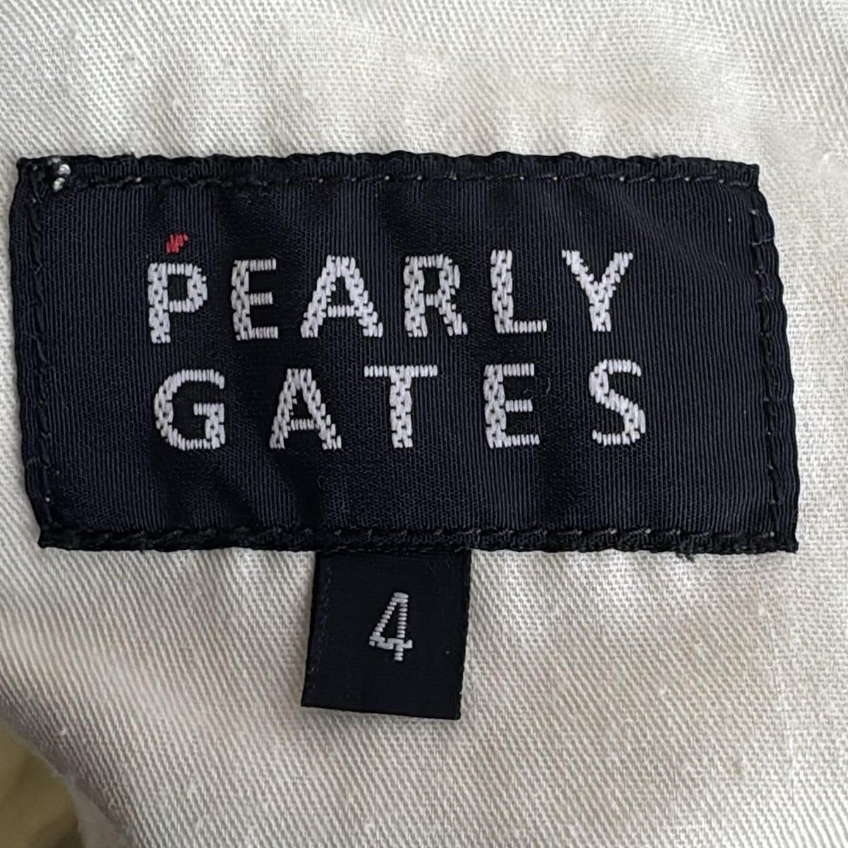 PEARLY GATES(パーリーゲイツ) パンツ サイズ4 XL メンズ美品 - 白
