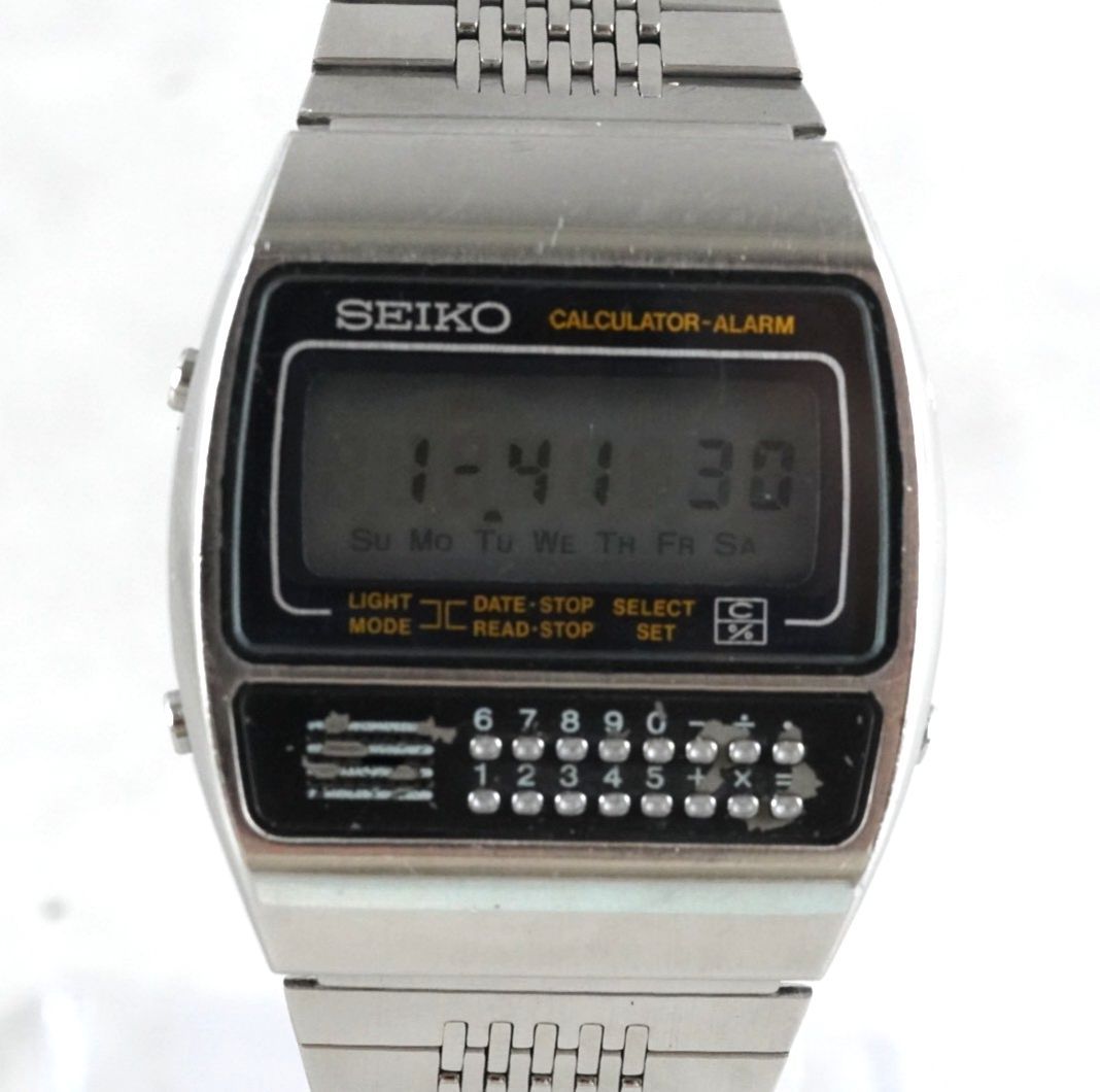 SEIKO セイコー CALCULATOR ALARM カリキュレーター アラーム デジタル 