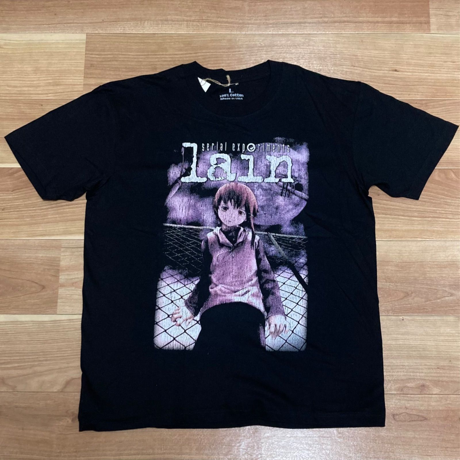 serial experiments lain × GEEKS RULE 12 SILKSCREEN PRINTING T