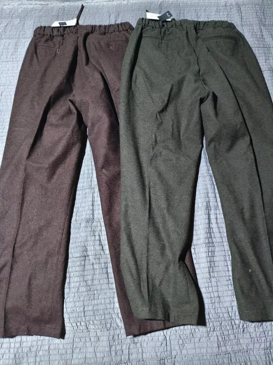 チャドFrom 9分 ウールバンディング スラックス L 2 COLOR スーツ