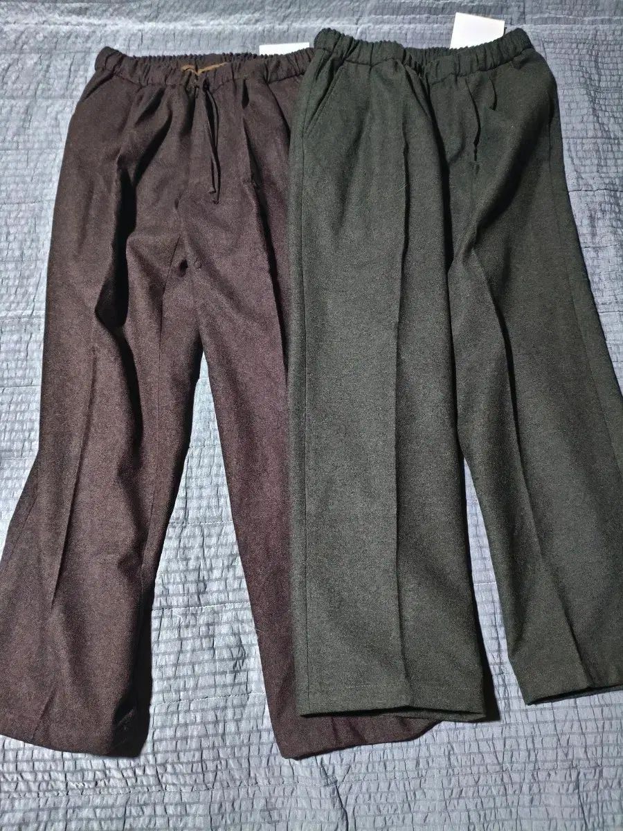 チャドFrom 9分 ウールバンディング スラックス L 2 COLOR スーツ