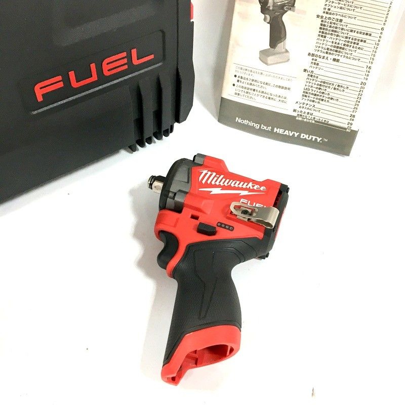 milwaukee ミルウォーキー 充電式インパクトレンチ M 12 FIW 2 F 0 X JP 本体 ケース V 7 sq バッテリ 充電器別売 コードレス DW 3710