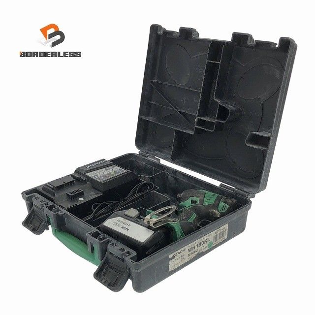 品 HITACHI 日立工機 18 V コードレスインパクトドライバー WH DKL バッテリー 3 0 Ah 充電器付 締付け 充電式116695