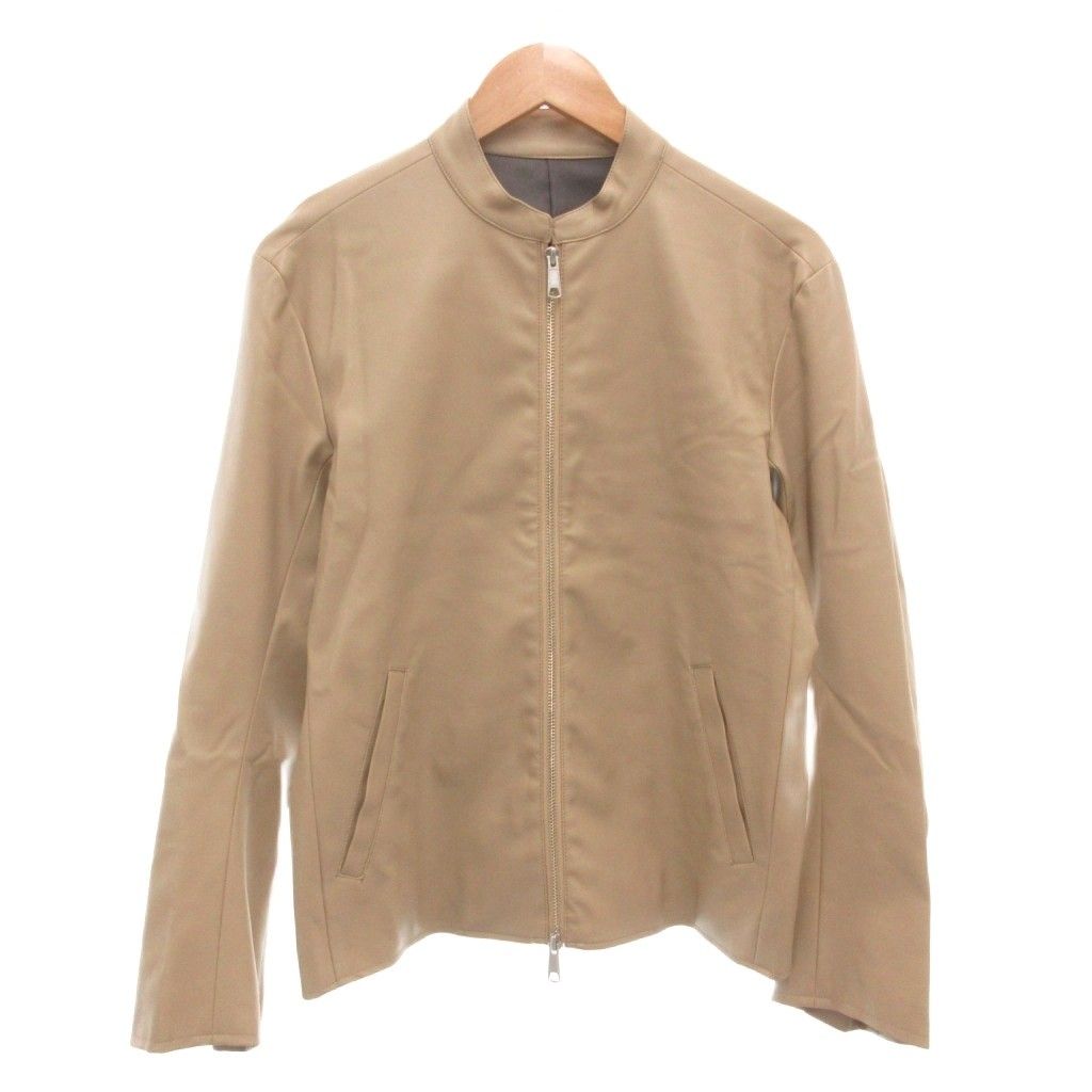 シップス SHIPS Synthetic Leather シングルライダースジャケット 革 