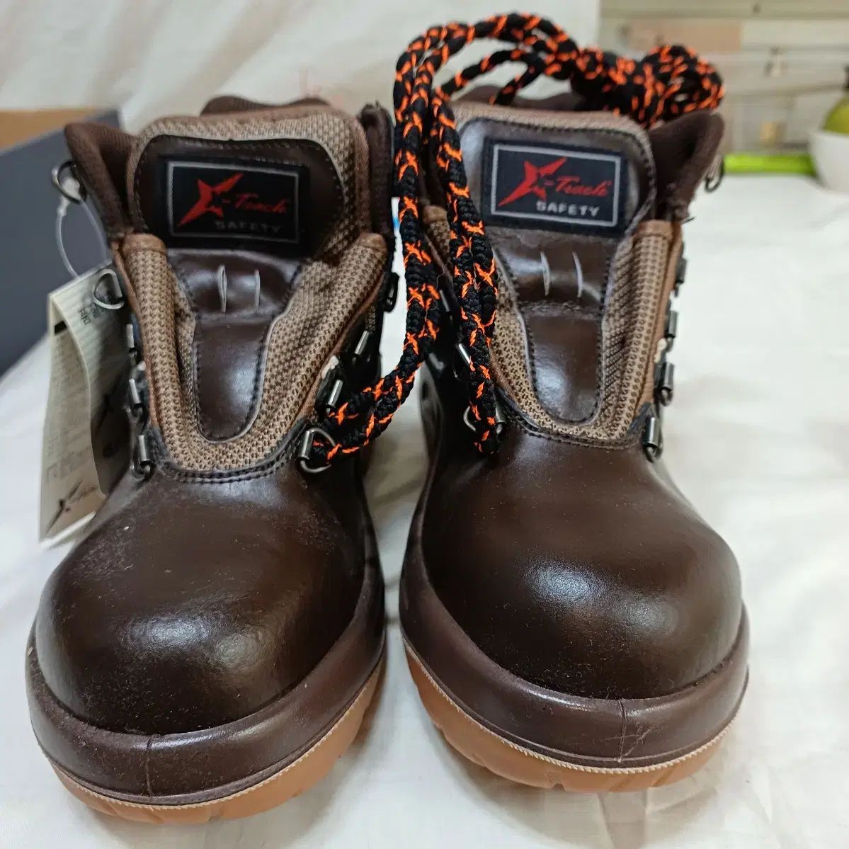 X-Trek 安全靴 販売済み ブラウン 登山靴 作業靴 245 512080