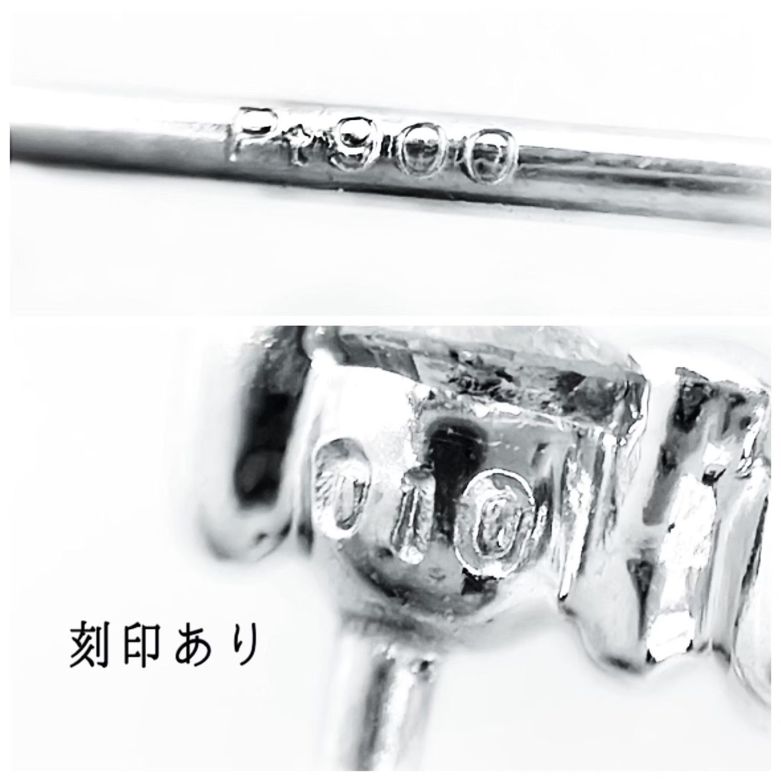 pt900 天然ダイヤモンド ピアス 小粒 縦ライン 控えめ 上品 連 特価品 
