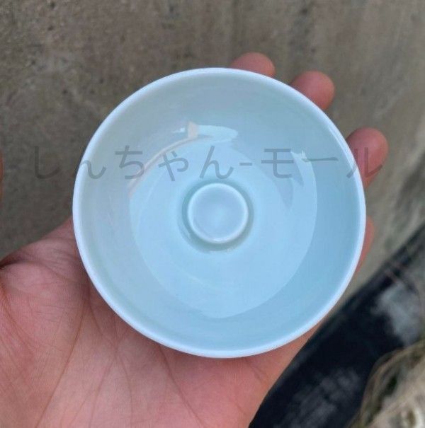 新品】景徳鎮七丞堂陶磁青花釉里紅双獅滾?球二才蓋碗 茶碗 煎茶器