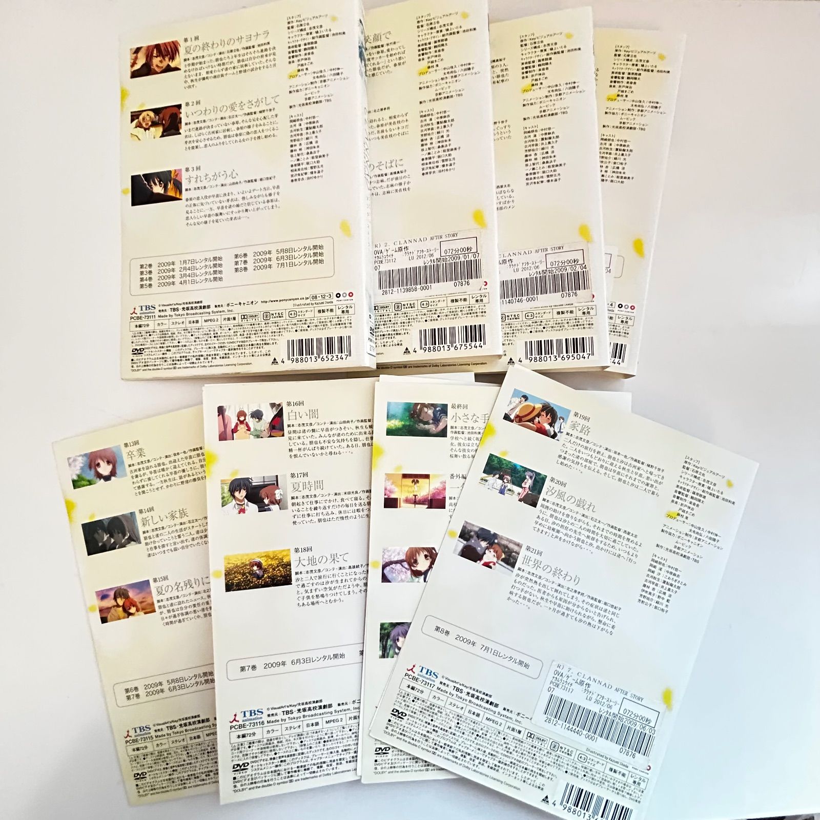 全8巻】 CLANNAD AFTER STORY DVD 全巻セット クラナドアフター