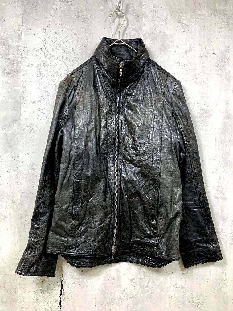 SHELLAC シェラック 44003 レザー ジャケット size44/黒 □□◎メンズ