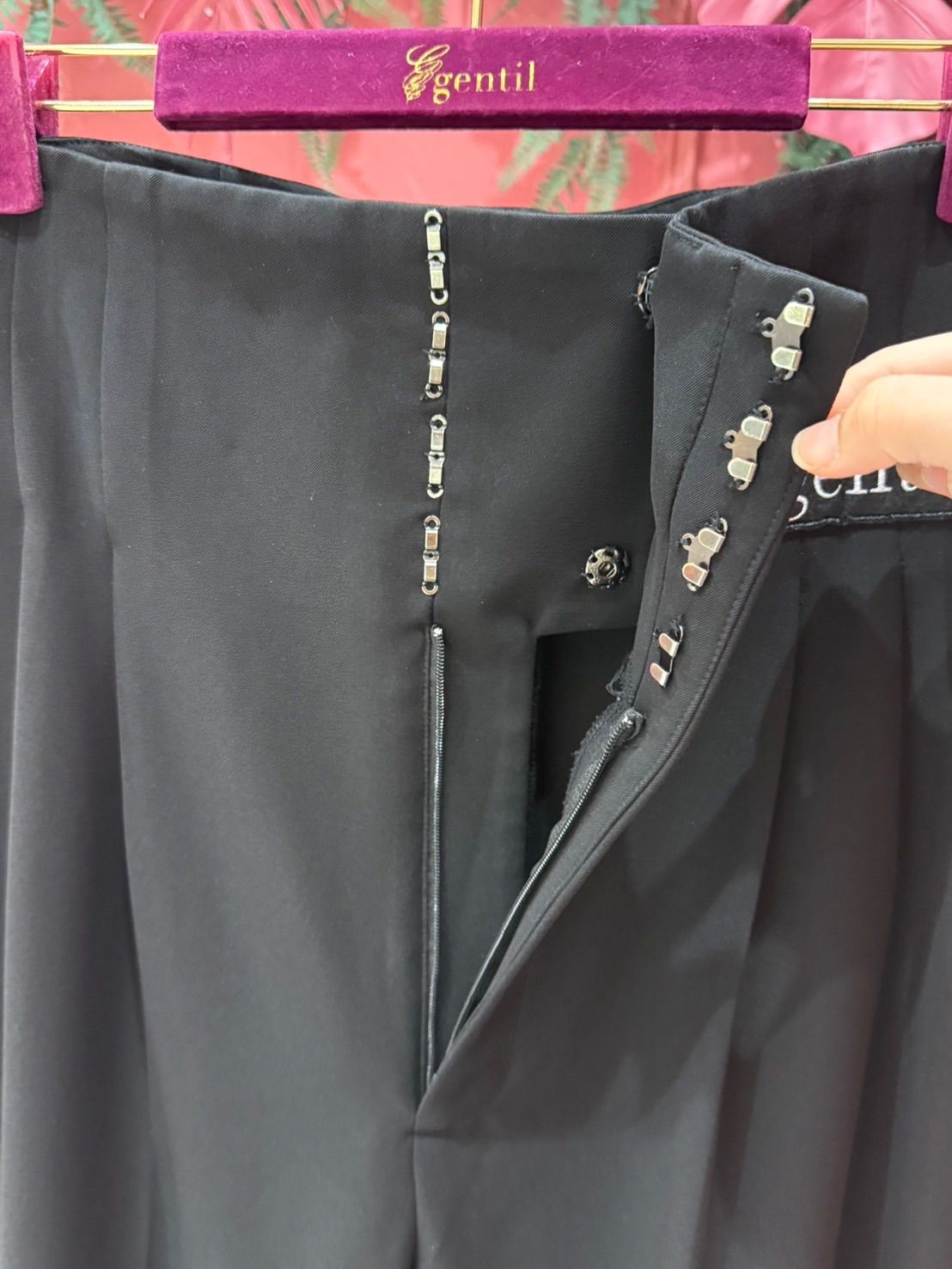 gentil ジャンティ HOMME 社交ダンス ウェア メンズ パンツ ブラック