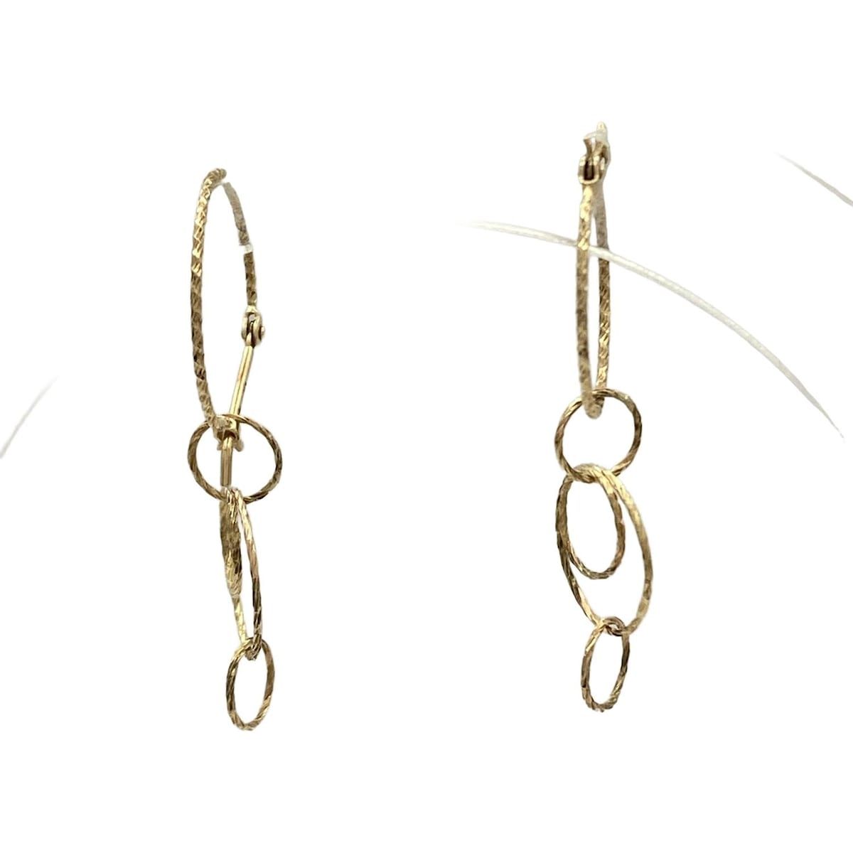 agete アガット ピアス K 10 YG