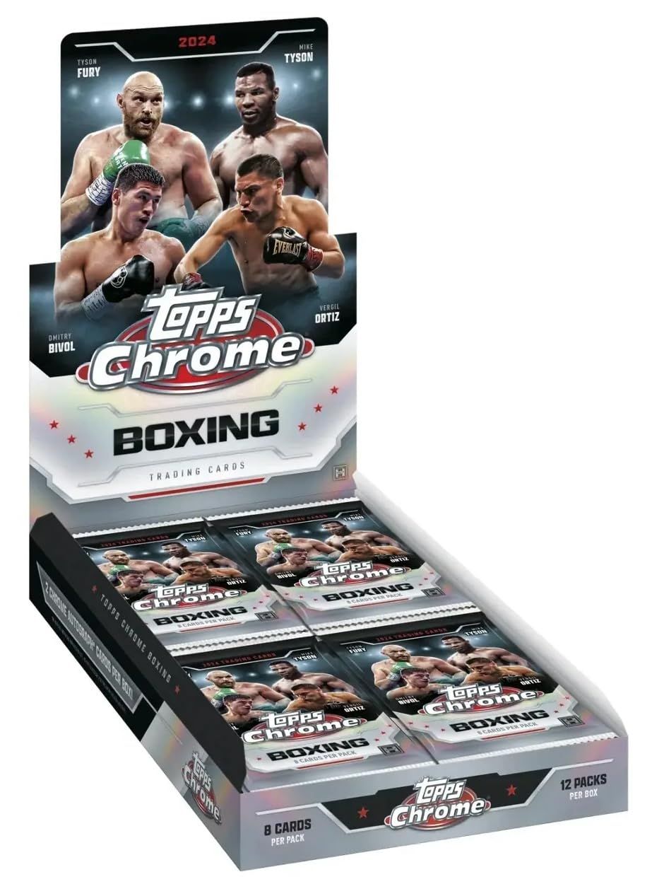 2025 TOPPS CHROME BOXING HOBBY BOX 直筆サイン入 フロイド メイウェザー マイク タイソン ライアン ガルシア フューリーなど