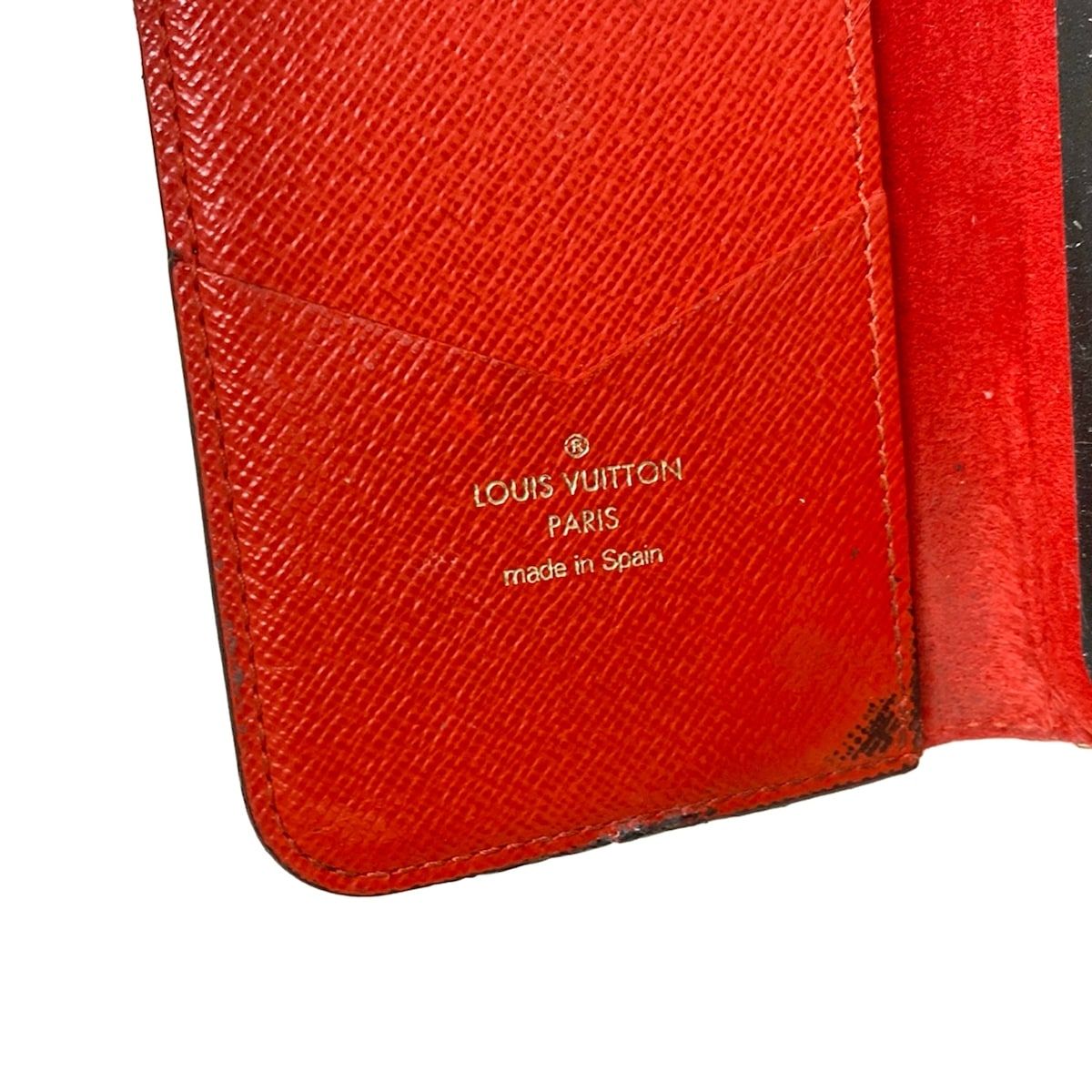  ルイヴィトン 携帯電話ケース モノグラム iphone 8 フォリオ 7にも対応 ダークブラウン マイLV ワールドツアー ネーム刻印 iPhoneケース その他 Android用ケース