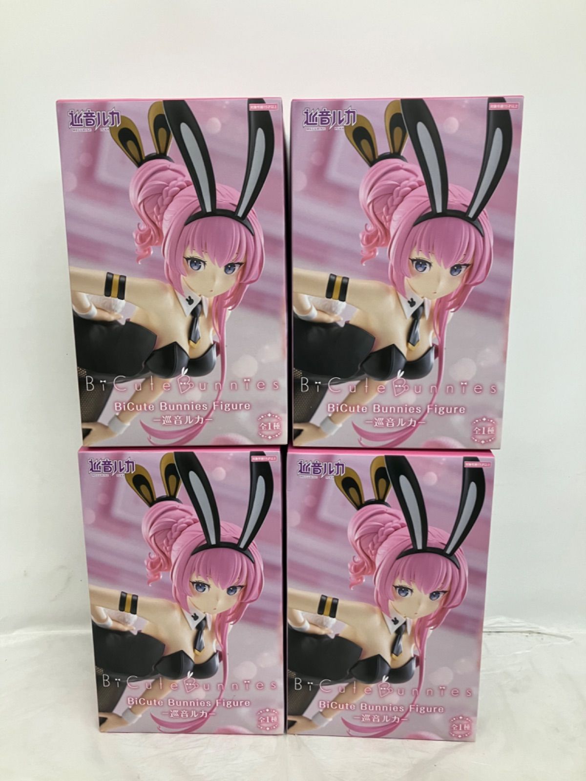 未開封 初音ミク 巡音ルカ BiCute Bunnies Figure 4個セット LFQ336