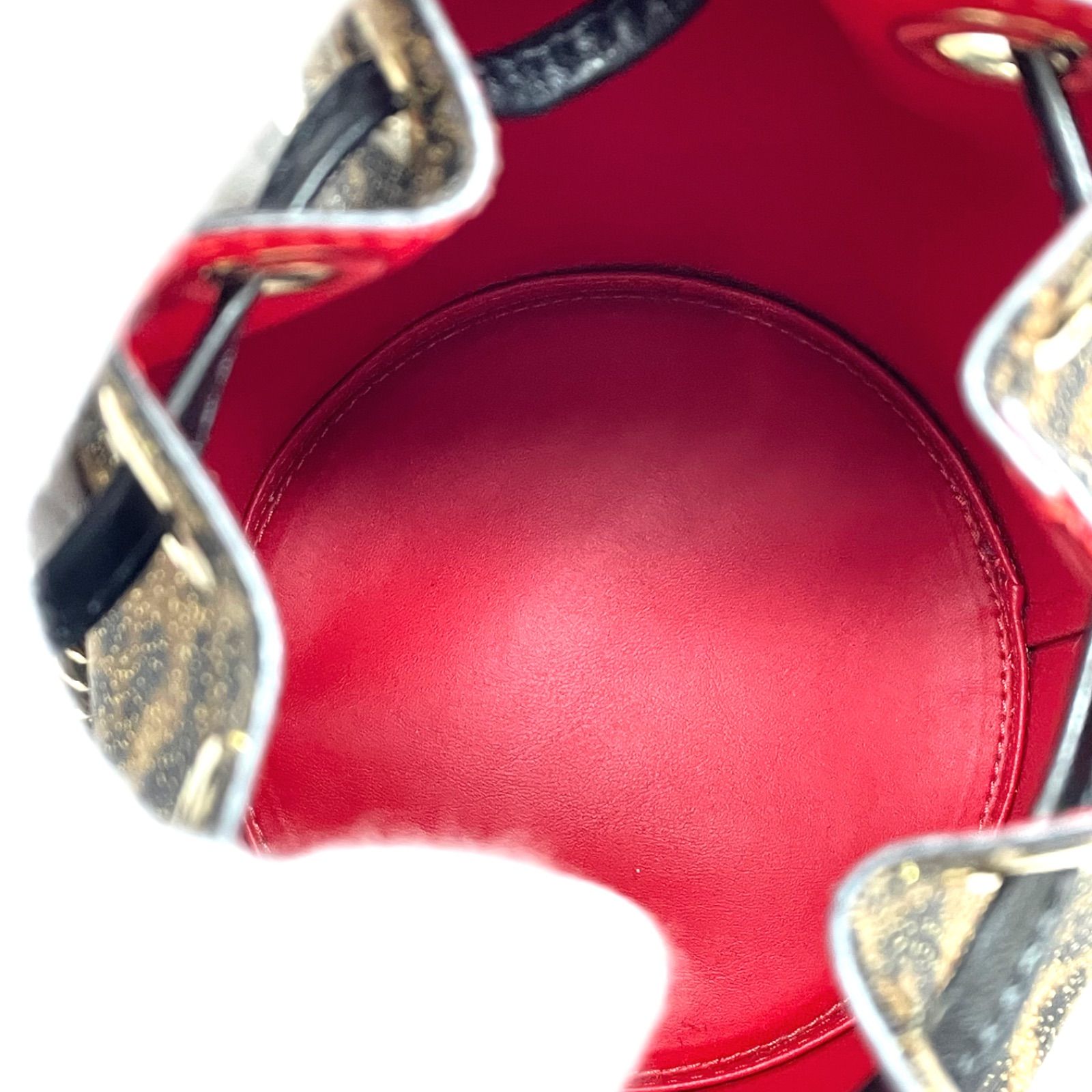 美品】 Christian Louboutin クリスチャンルブタン ミニバケットバッグ