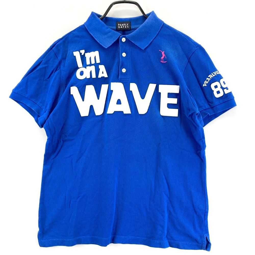 パーリーゲイツ　ポロシャツ　サイズ6 サイズ：6 PEARLY GATES パーリーゲイツ 半袖ポロシャツ ブルー系