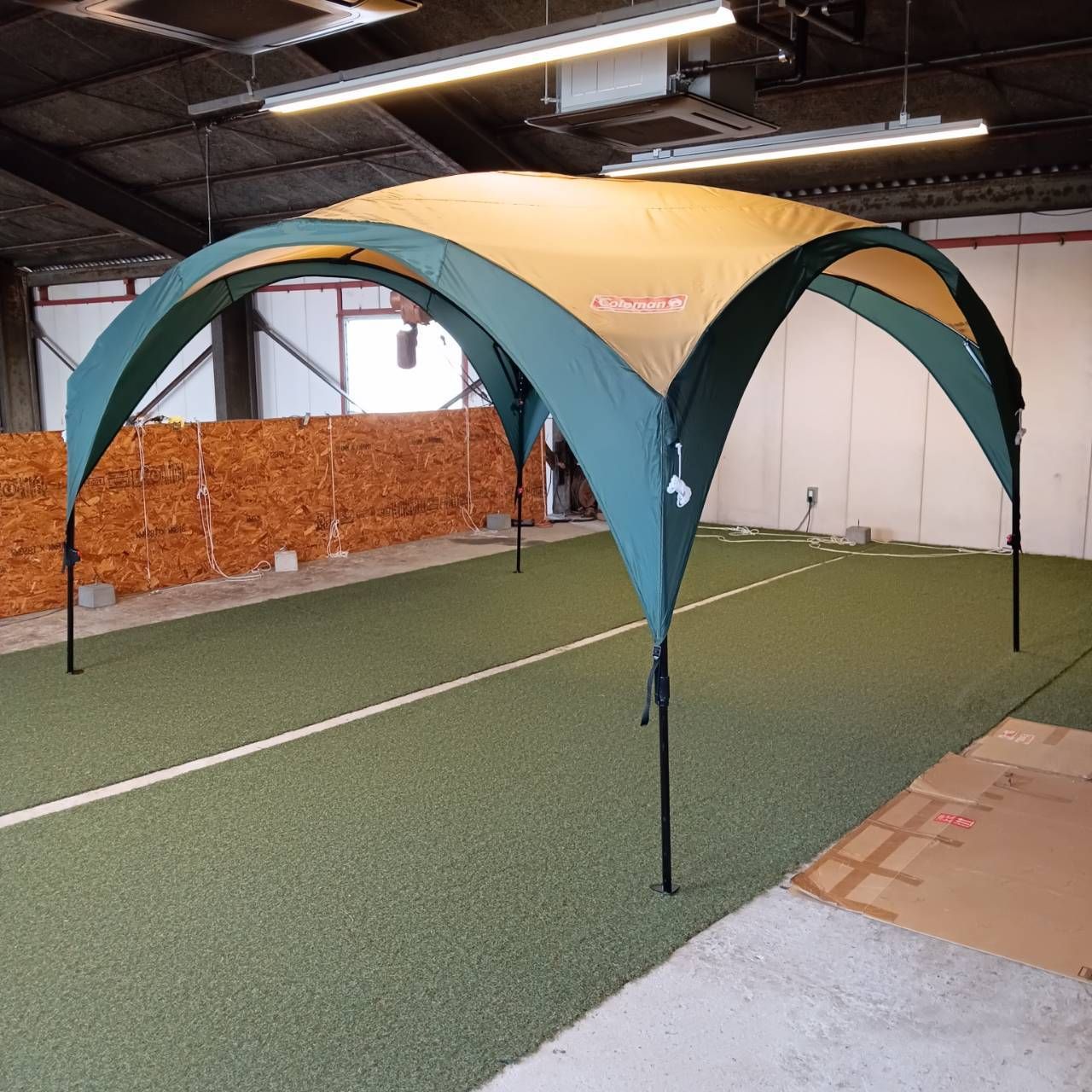 Coleman コールマン PARTY SHADE DX 300 グリーン|ベージュ サイドウォール 付き