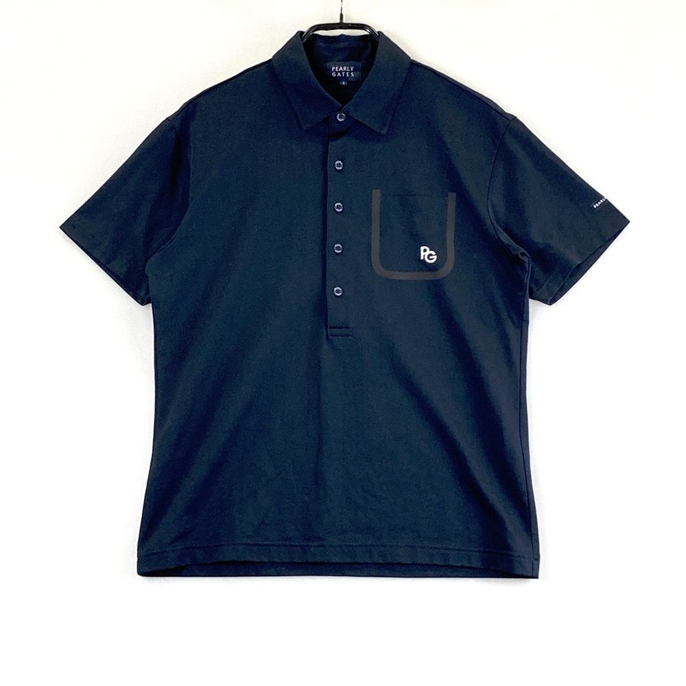 PEARLY GATES ポロシャツ ネイビー サイズ4 サイズ：4 PEARLY GATES
