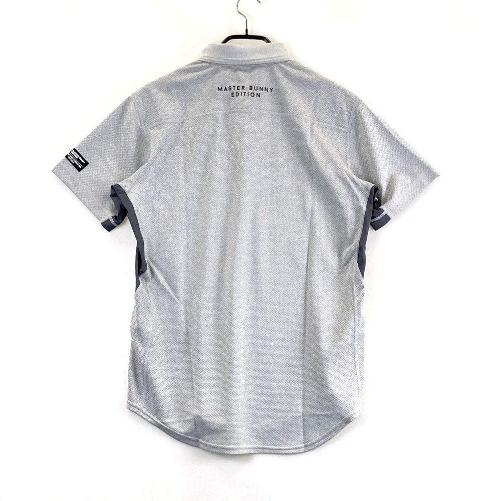 サイズ 4 MASTER BUNNY EDITION マスターバニーエディション 半袖ポロシャツ グレー系 ゴルフウェア メンズ ストスト