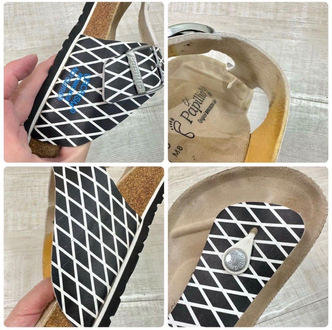  08 ss アンダーカバー x ビルケンシュトック Papillio SUMMER MADNESS 期 コンコール柄 サンダル アーカイブ 26 5 cm サンダル サンダル