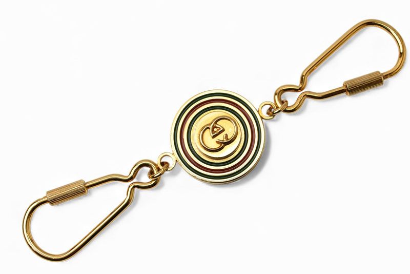 グッチ　シェリーライン　ヴィンテージ　キーリング　ゴールド グッチ キーリング/キーホルダー GUCCI ヴィンテージ ゴールド