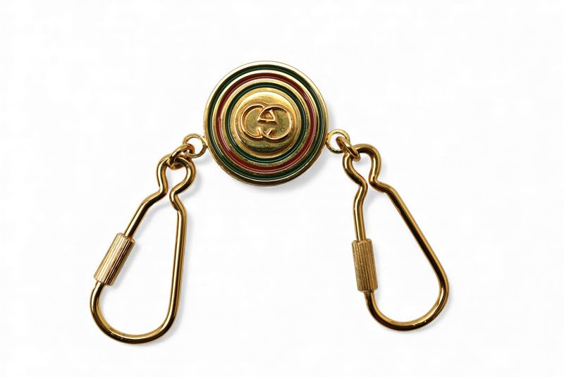 グッチ キーリング/キーホルダー GUCCI ヴィンテージ ゴールド