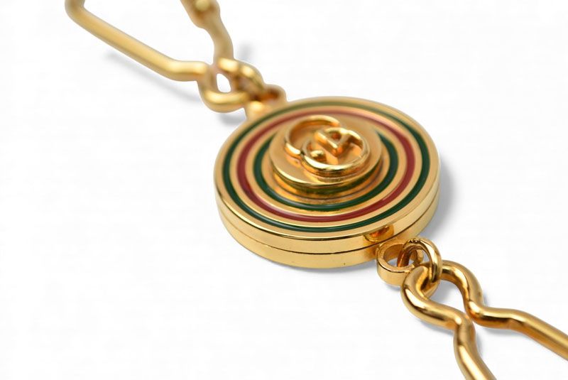 グッチ キーリング/キーホルダー GUCCI ヴィンテージ ゴールド