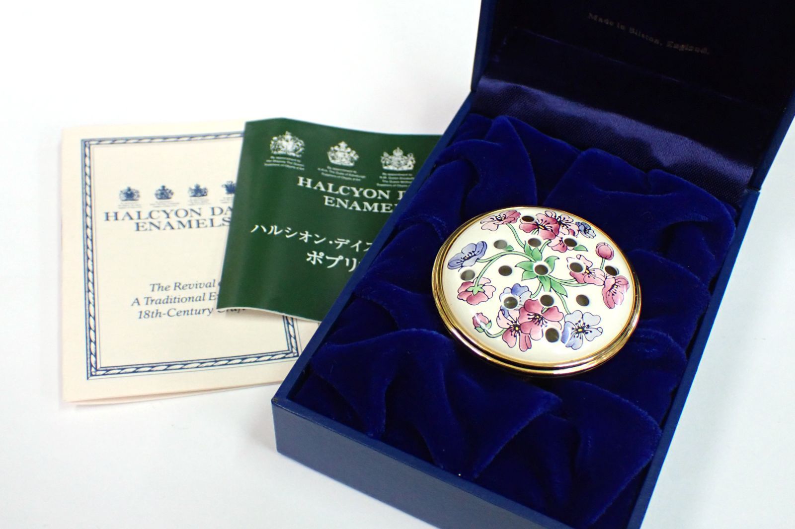△美品 HALCYON DAYS ENAMELS ハルシオンデイズエナメルズ ポプリ 
