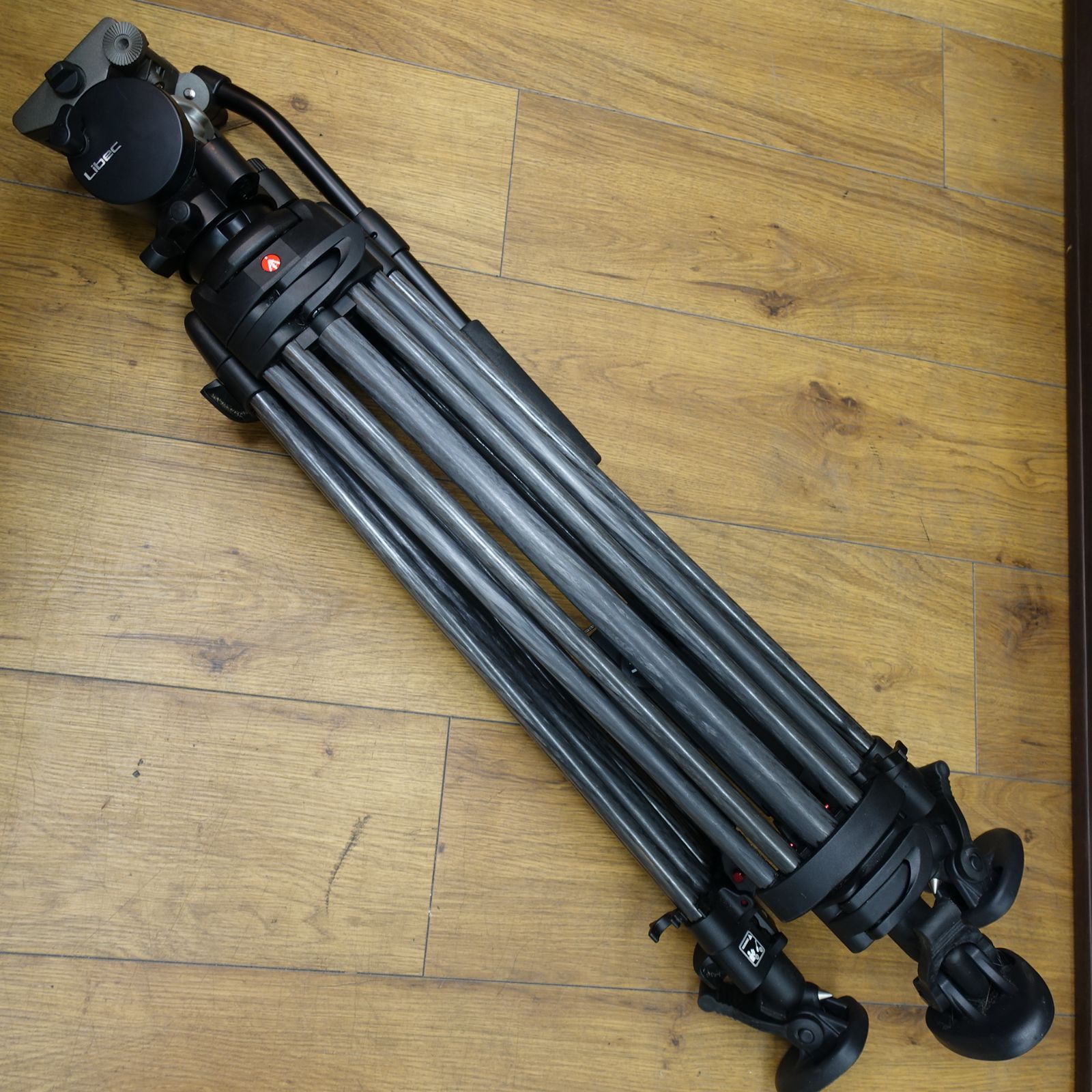  超 マンフロット Manfrotto カーボンツインビデオ三脚 MVTTWINMC Libec リーベック 雲台 H エキスパー その他 ビデオカメラアクセサリー