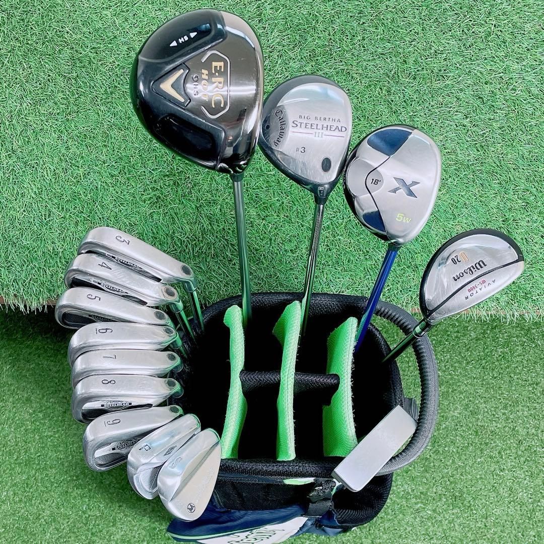 ゴルフクラブ　メンズセット　初心者　キャロウェイ　E.R.C HOT N1859 ゴルフクラブ メンズセット 初心者 キャロウェイ E.R.C HOT N1859