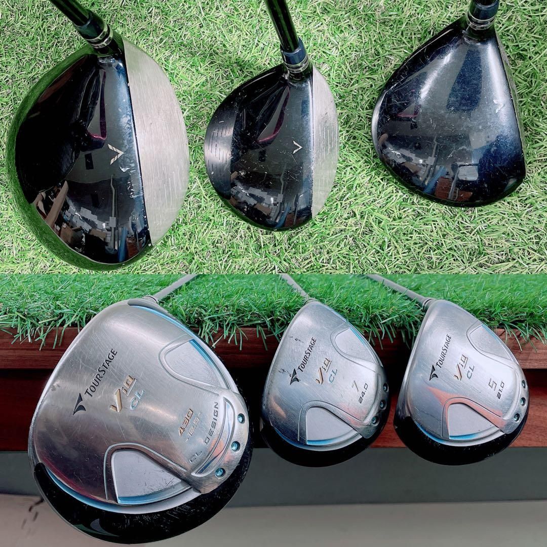 ゴルフクラブ レディースセット 初心者 ツアーステージ ViQ CL N1858