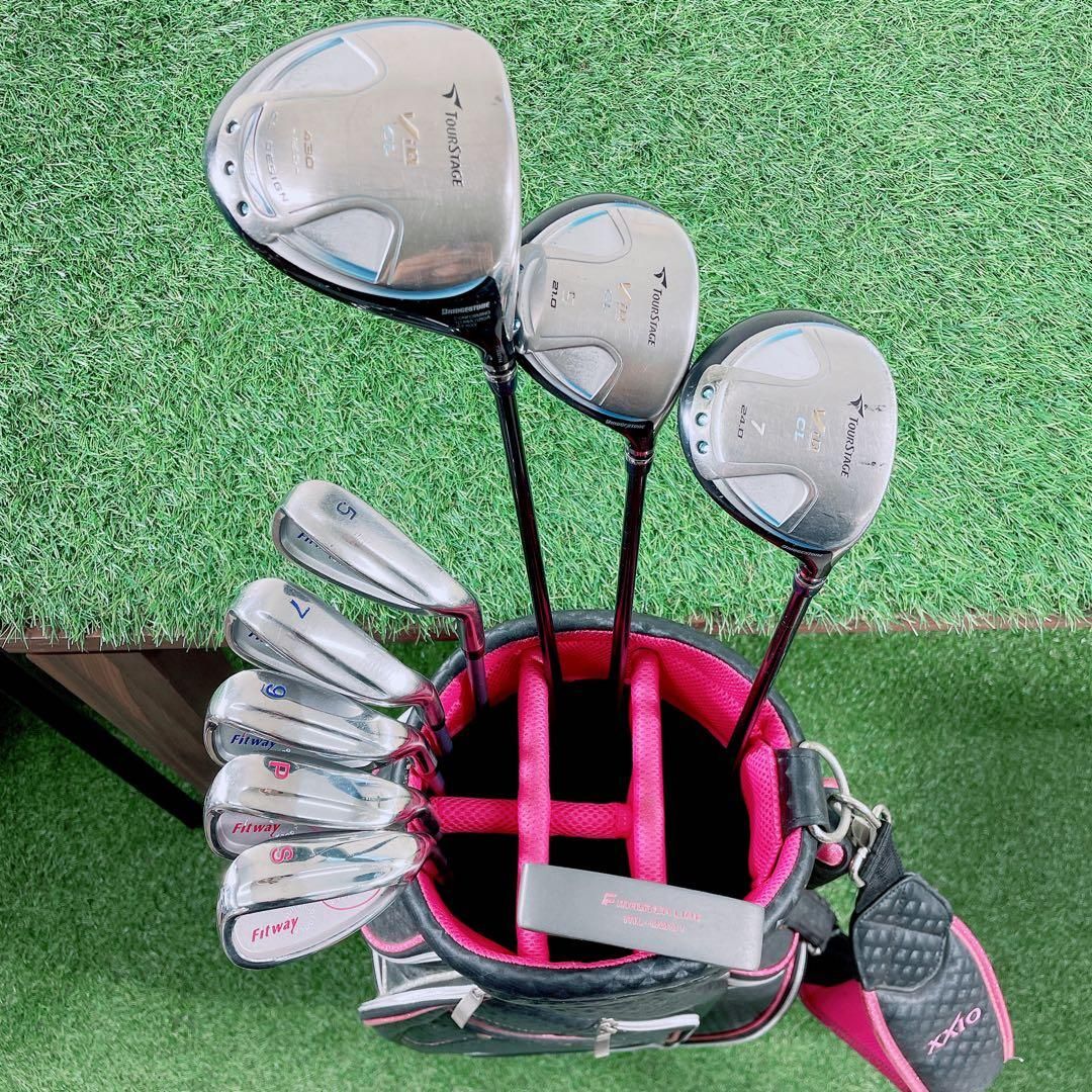 ゴルフクラブ レディースセット 初心者 ツアーステージ ViQ CL N1858