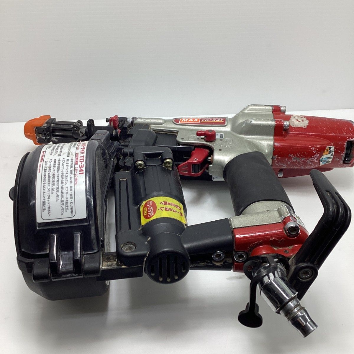  MAX マックス ねじ打ち機 TD-341 レッド 釘打機 エアーツール